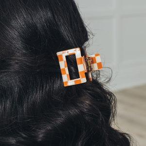 Checkered Mini Claw Clips