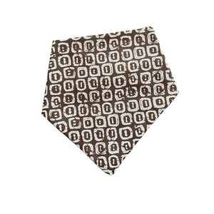 Neutral Geometric Reversible Pet Bandana