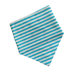 Rainbow Stars & Blue Stripe Reversible Pet Bandana
