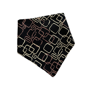 Neutral Geometric Reversible Pet Bandana