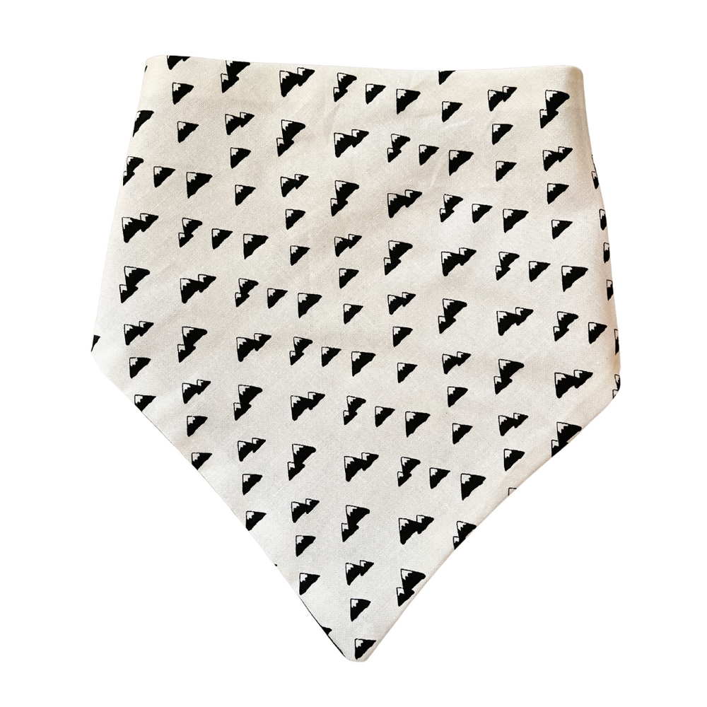 Paw Prints & Mountains Reversible Pet Bandana