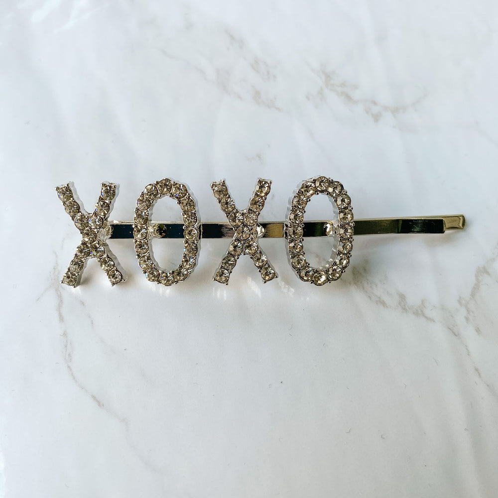 
            
                Load image into Gallery viewer, XOXO Hair Pin- Silver
            
        