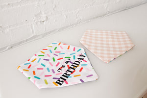 Birthday Girl Reversible Pet Bandana