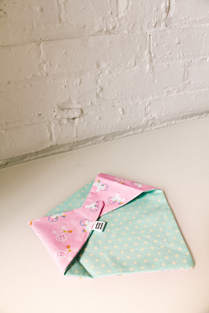 Unicorn & Teal Reversible Pet Bandana